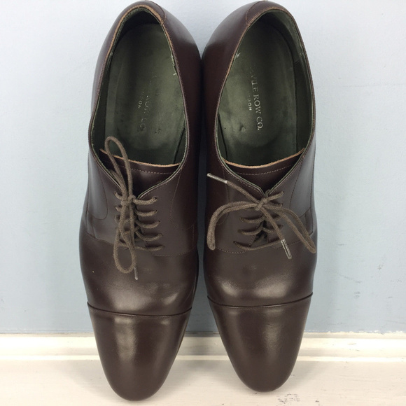 Savile Row Co London Brown leather Oxford Mens 11